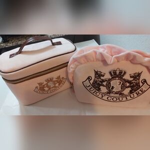 Juicy Couture Makeup Cosmetic Bag Set Of 2